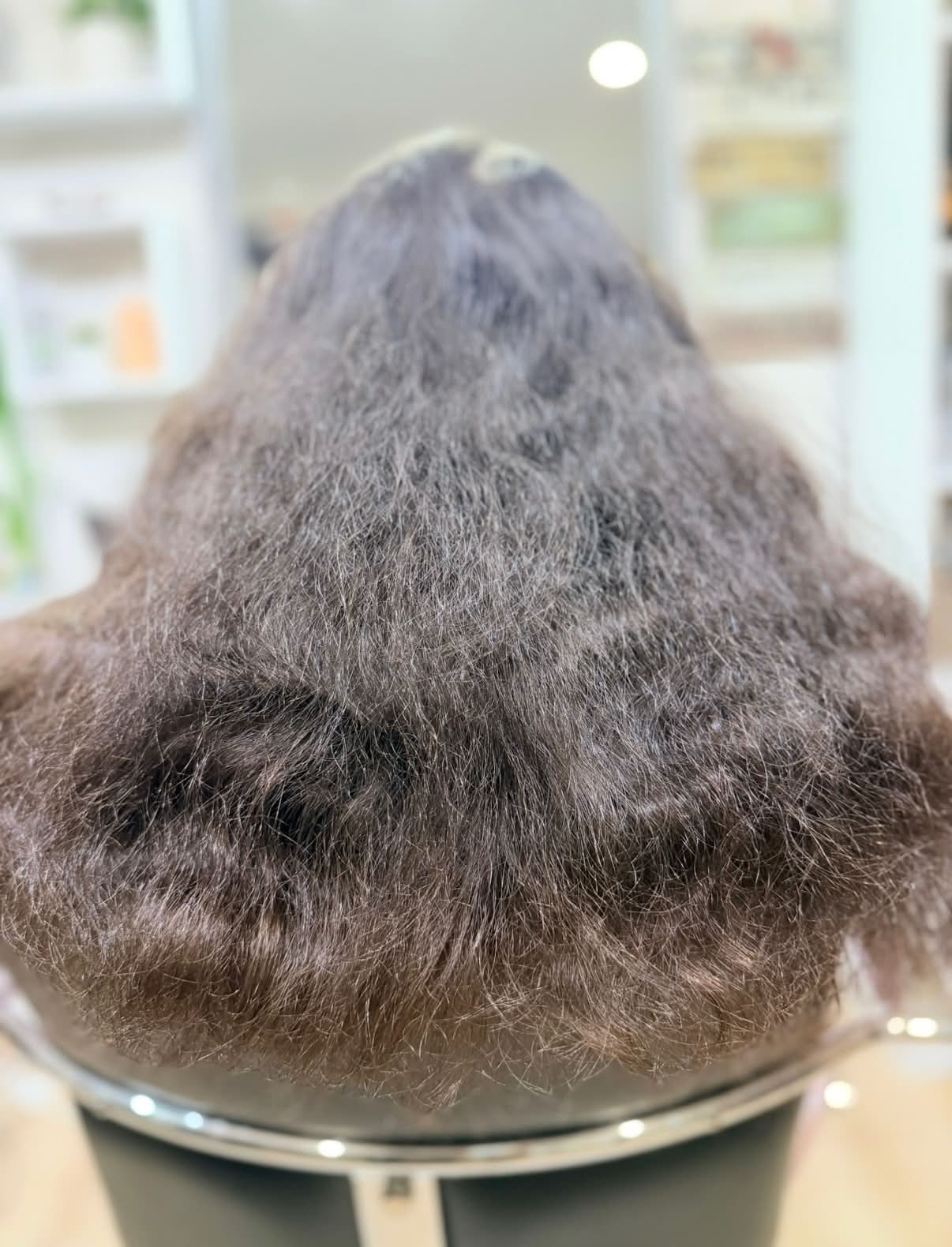 Hair before treatment
